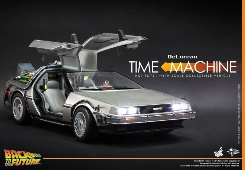 Illustration for article titled Hot Toys 1/6 Back To The Future DeLorean announced!